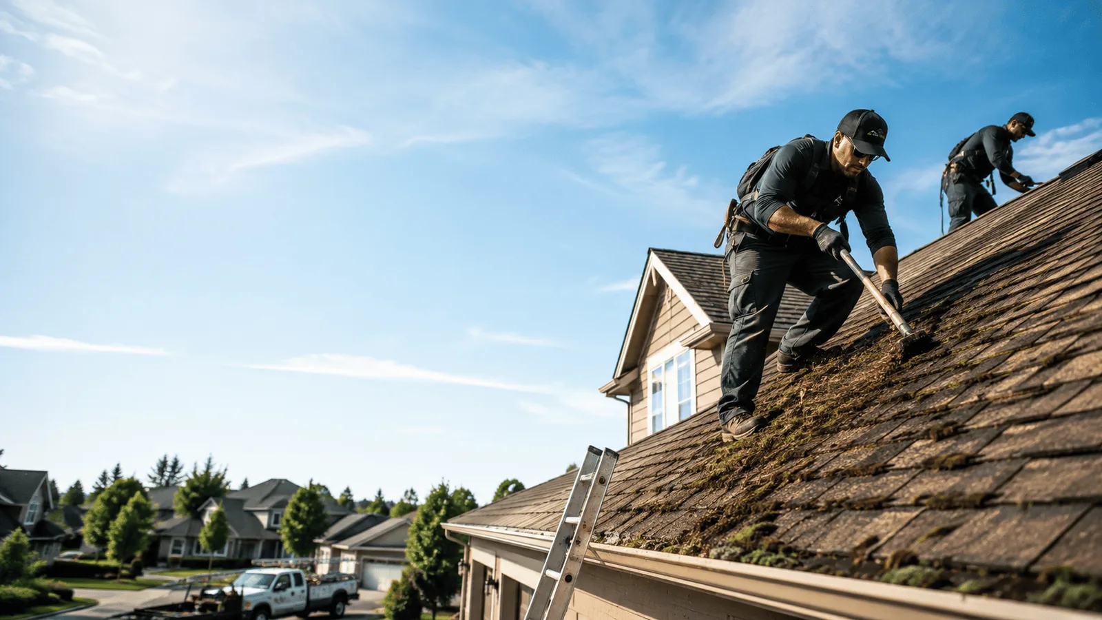 Roof Moss Removal in Bridport, VT near me